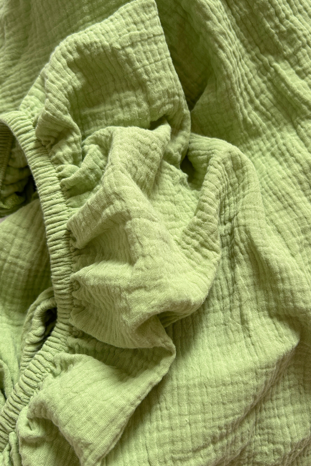 Baby Muslin Cot Sheet | Apple