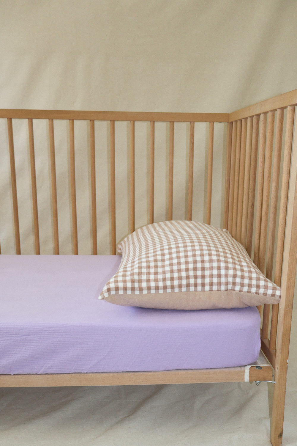 Baby Muslin Cot Sheet | Lavender