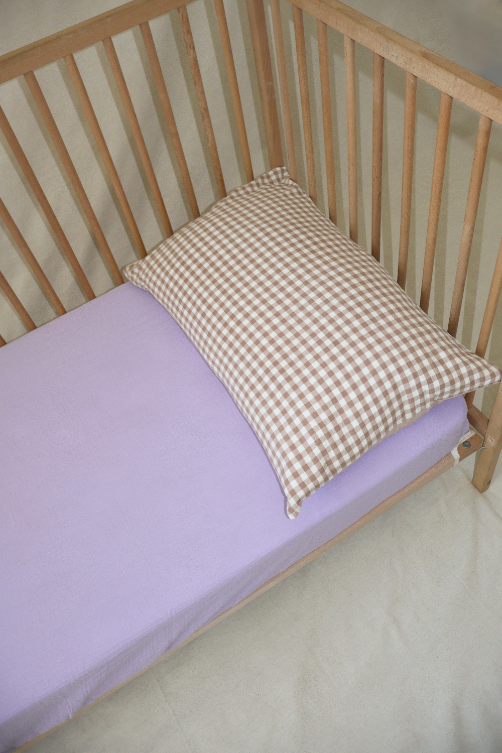 Baby Muslin Cot Sheet | Lavender