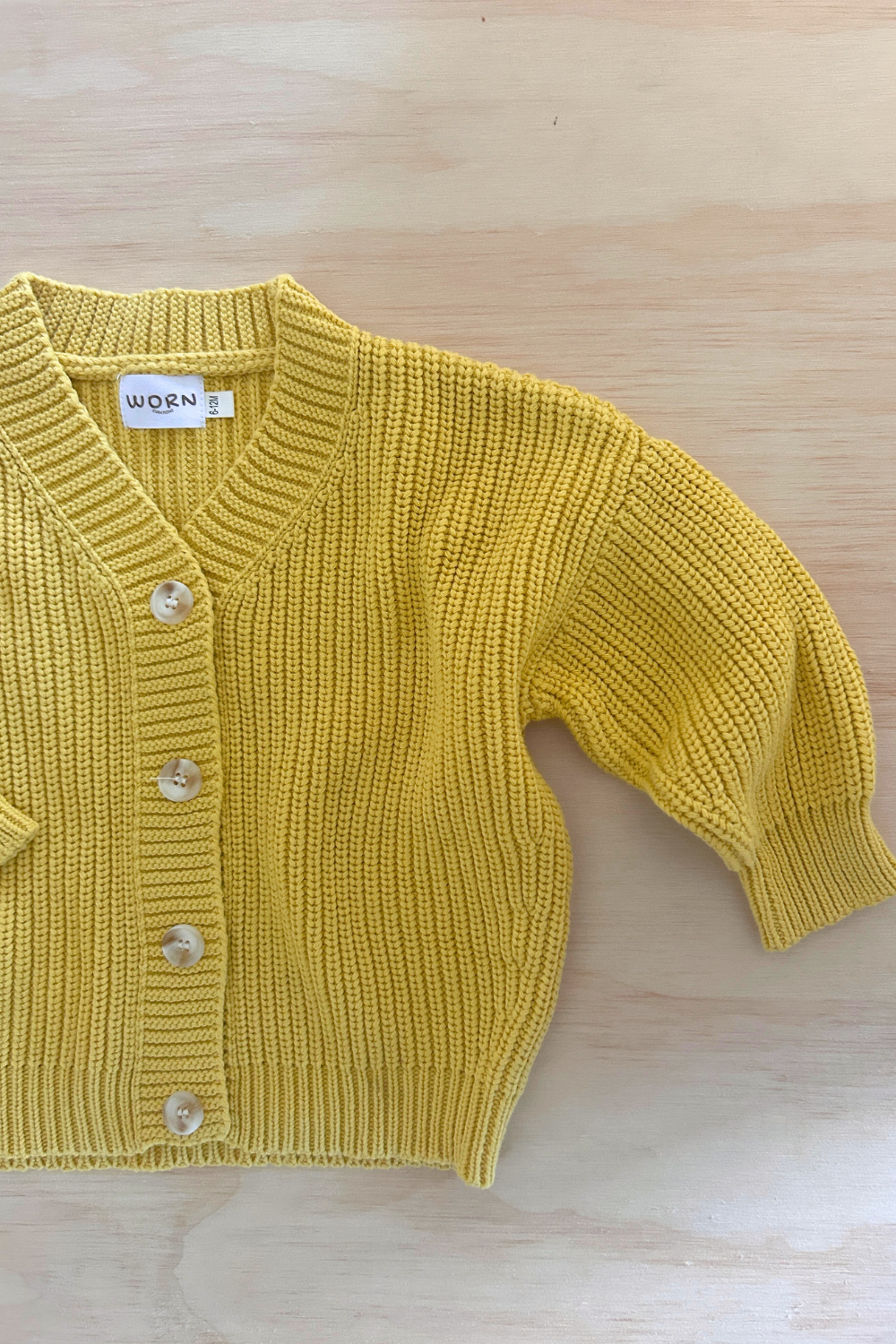 Chunky Knit Cotton Cardigan | Banana