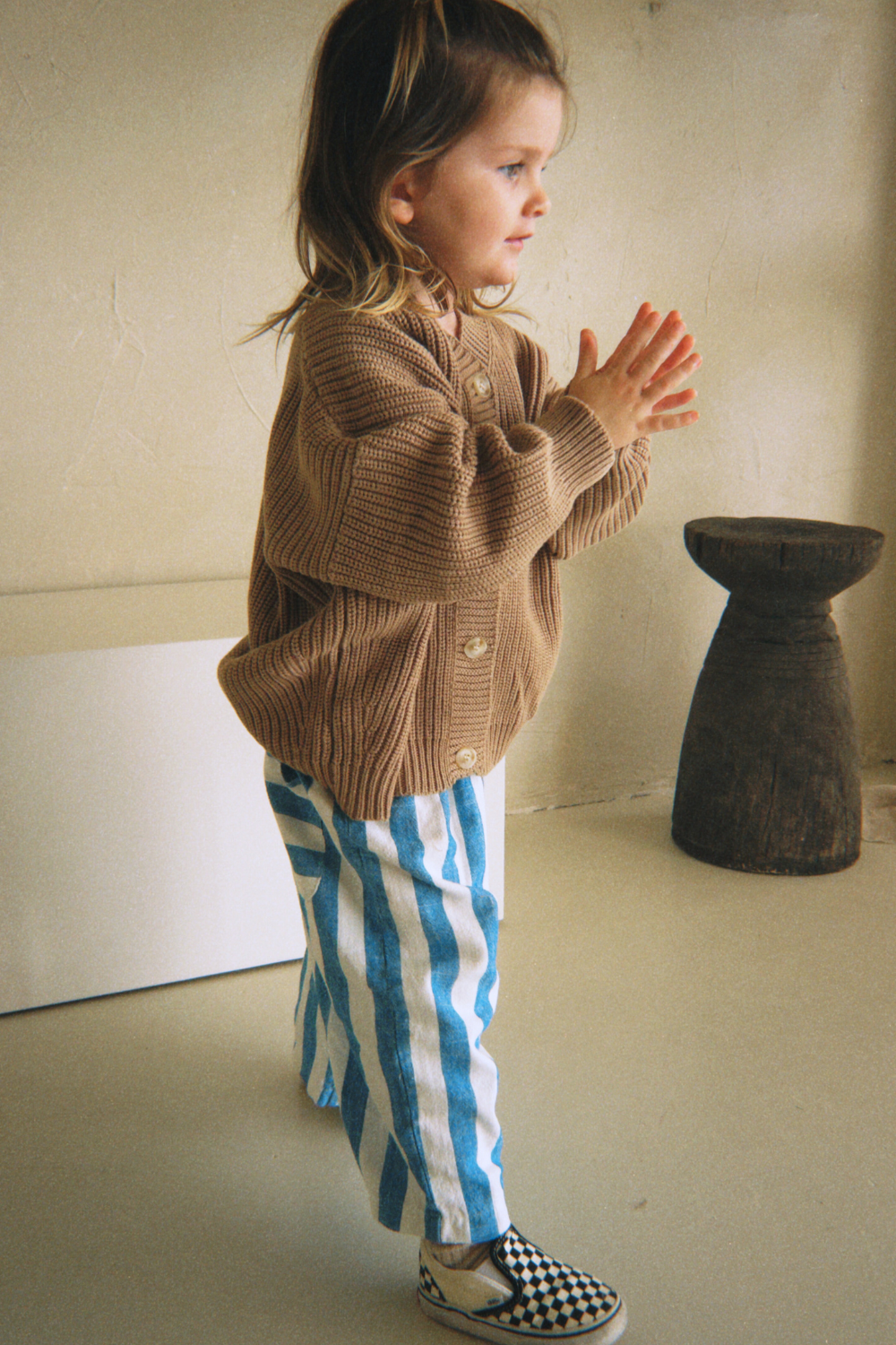 Chunky Knit Cotton Cardigan | Coconut