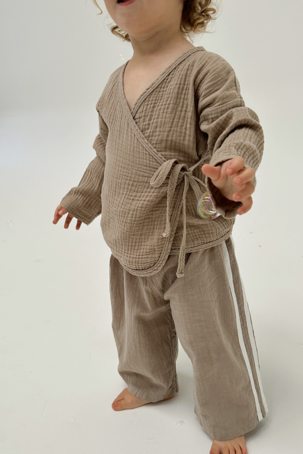 Muslin Kimono Top | Coconut