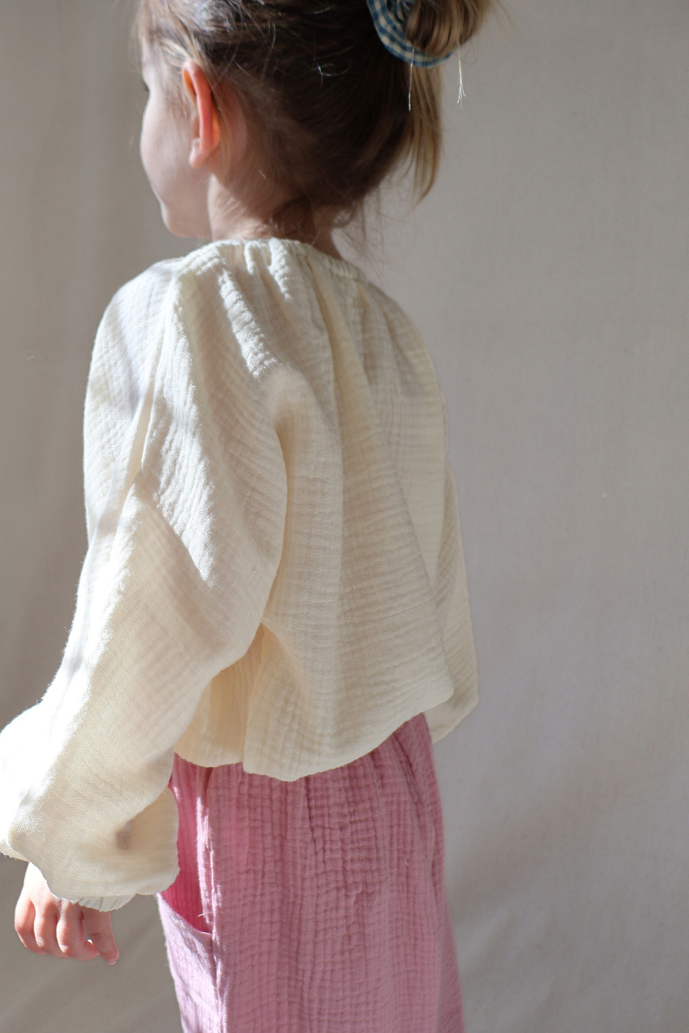 Muslin Pullover Top | Milk