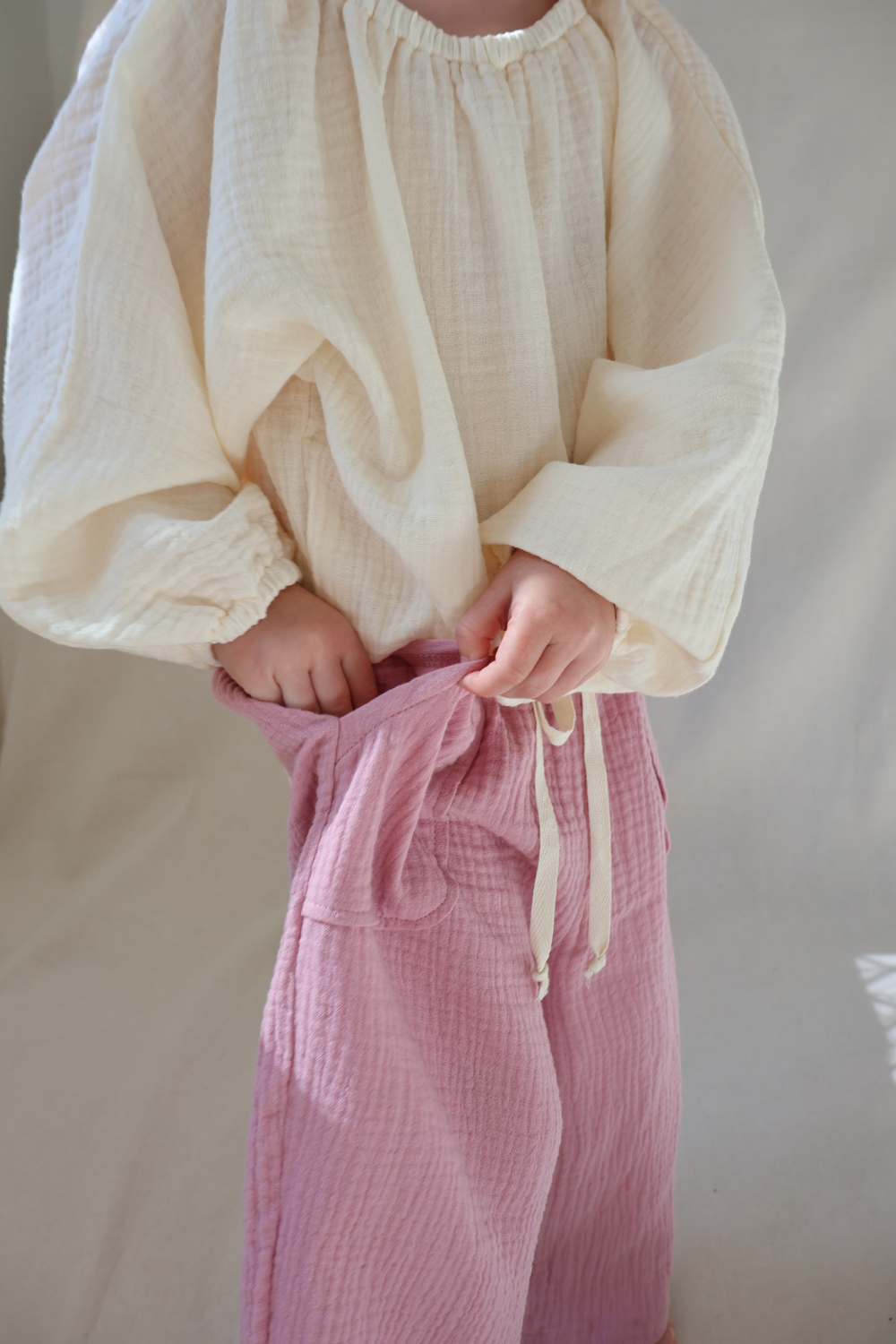 Muslin Pullover Top | Milk