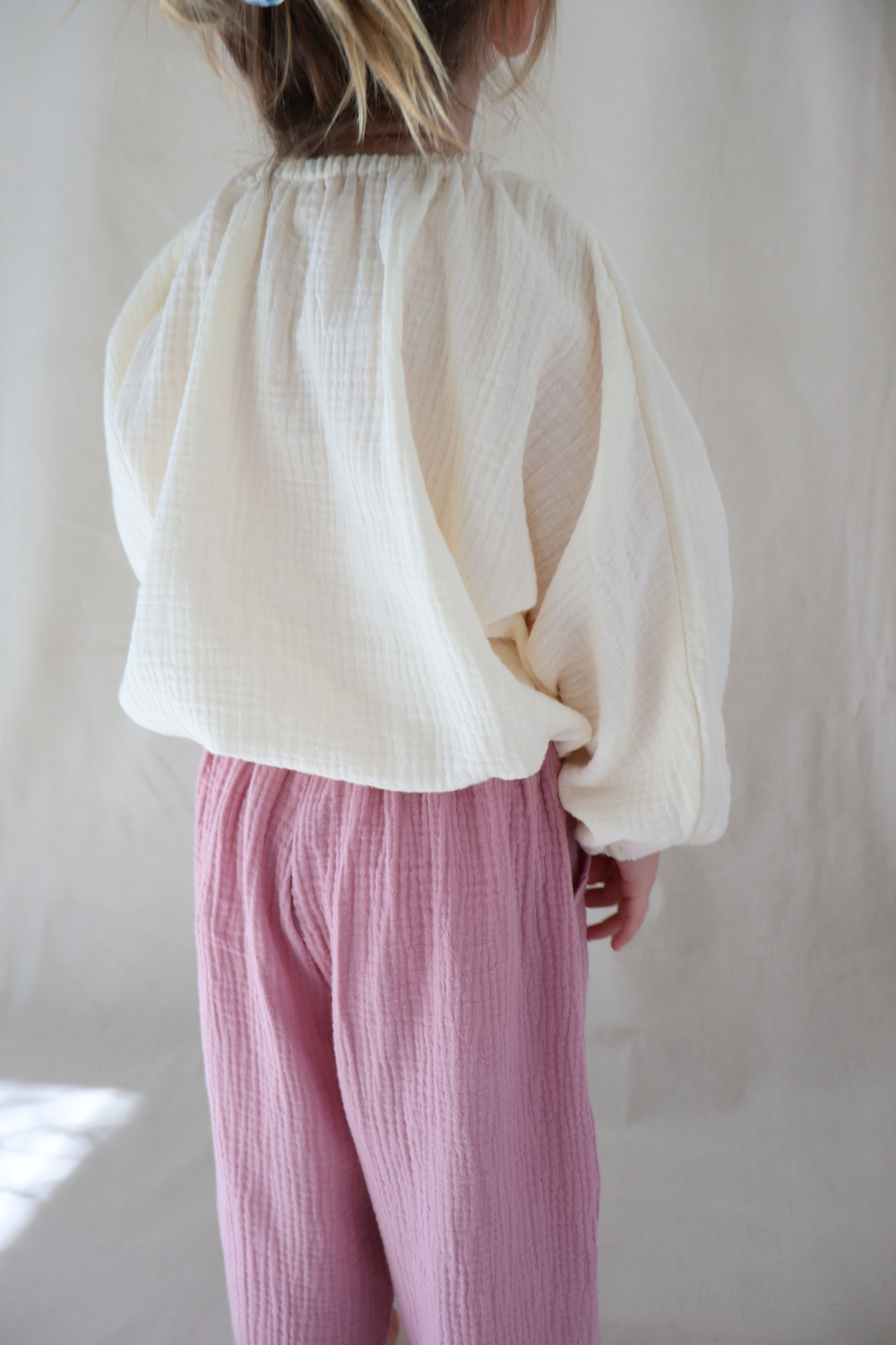 Muslin Pullover Top | Milk