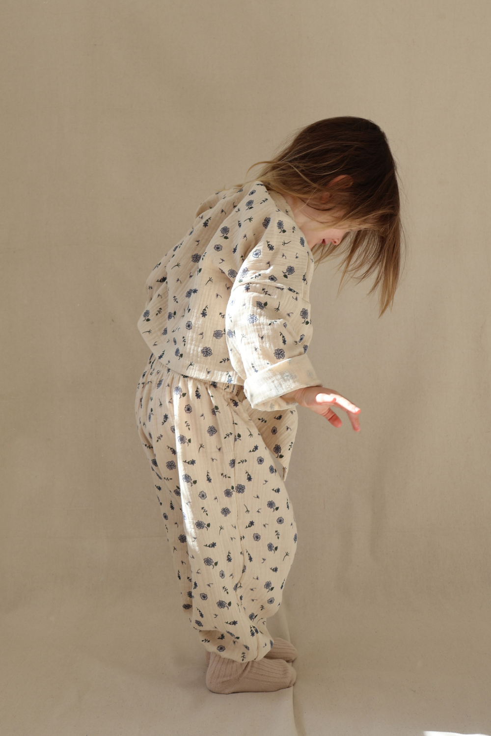 Muslin Pyjama Lounge Set | Vintage Floral
