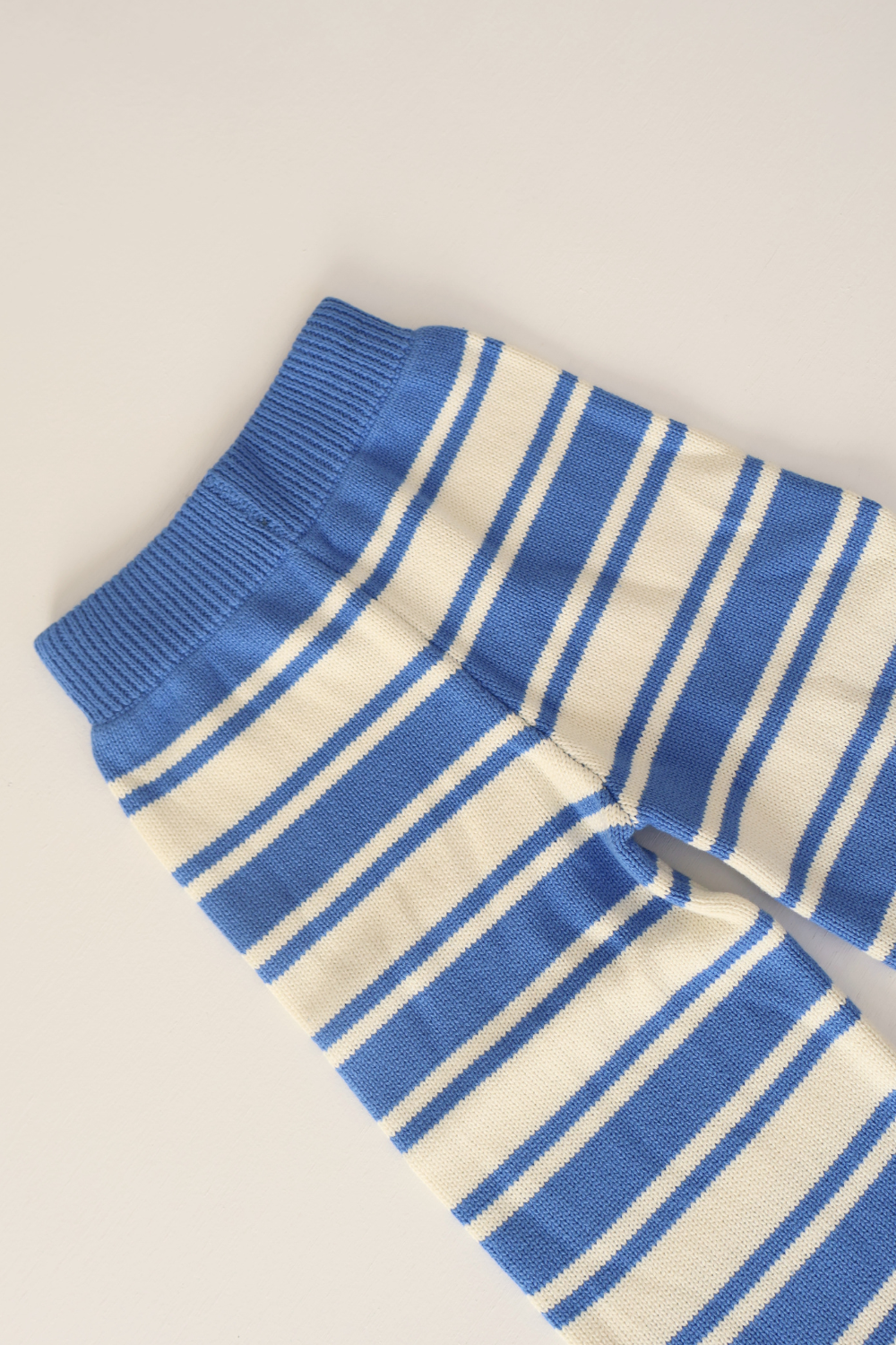 Rolly Stripe Knit Pants | Blueberry