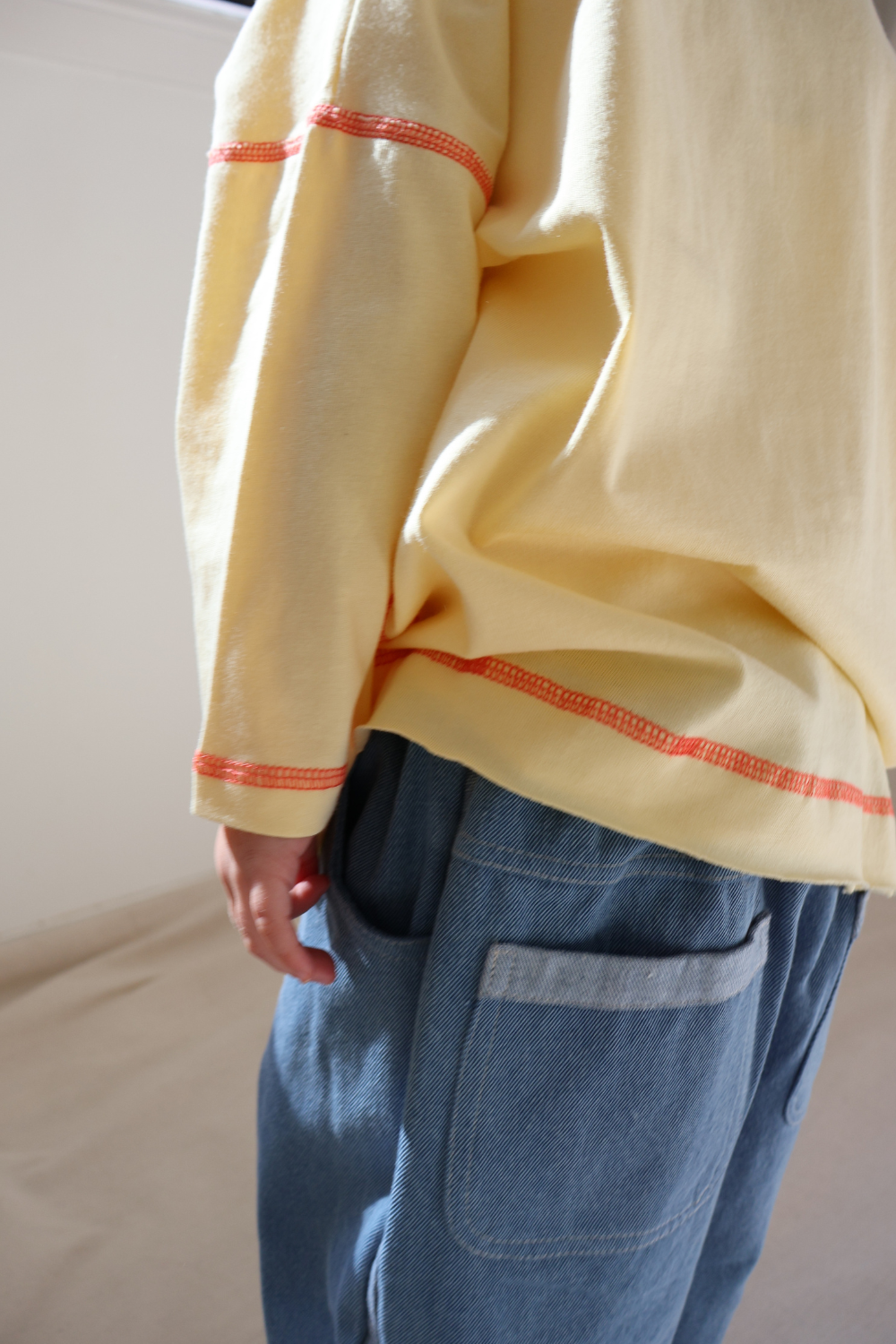 Staple Stitch Long Sleeve Tee | Butter