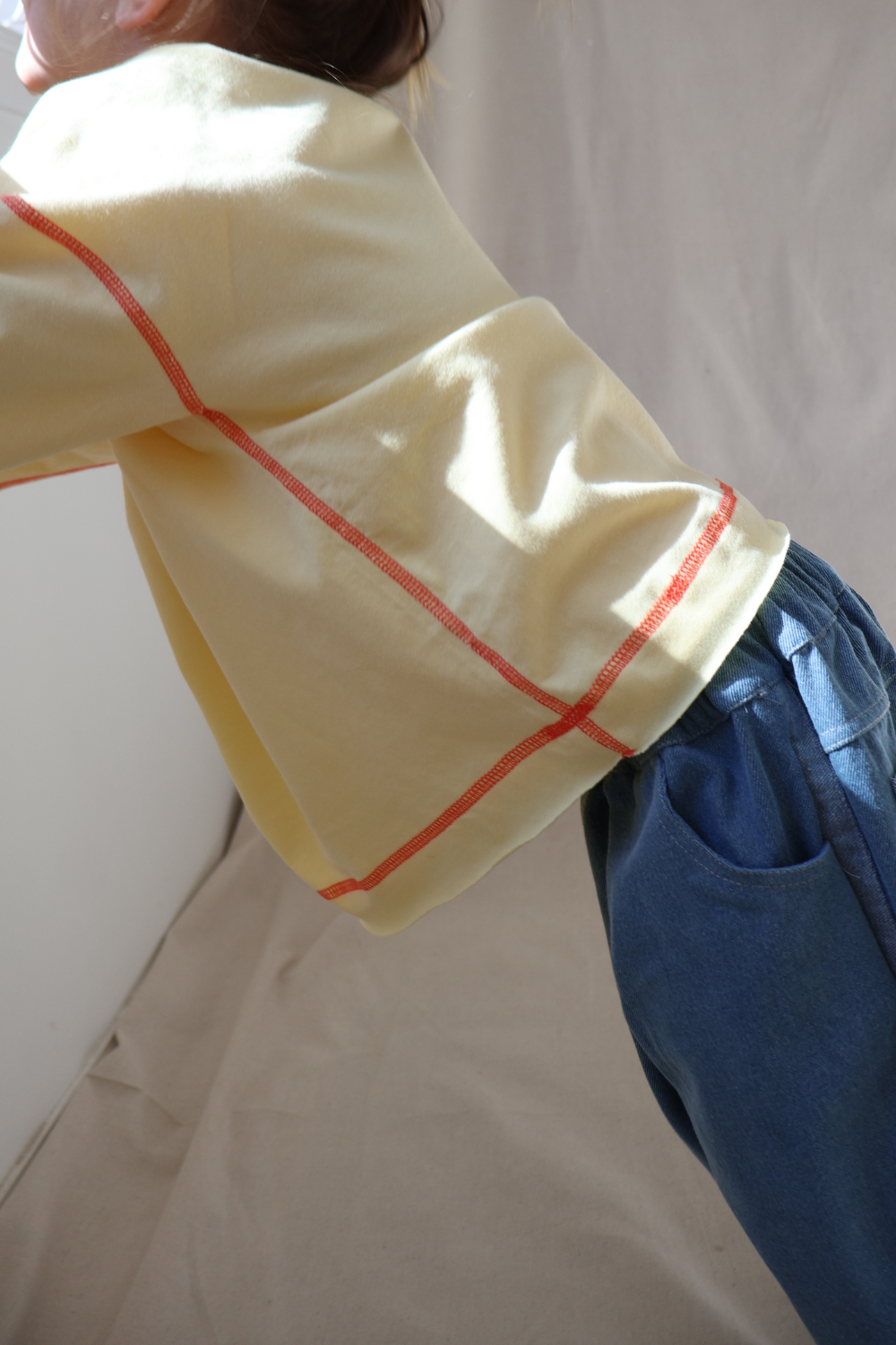 Staple Stitch Long Sleeve Tee | Butter