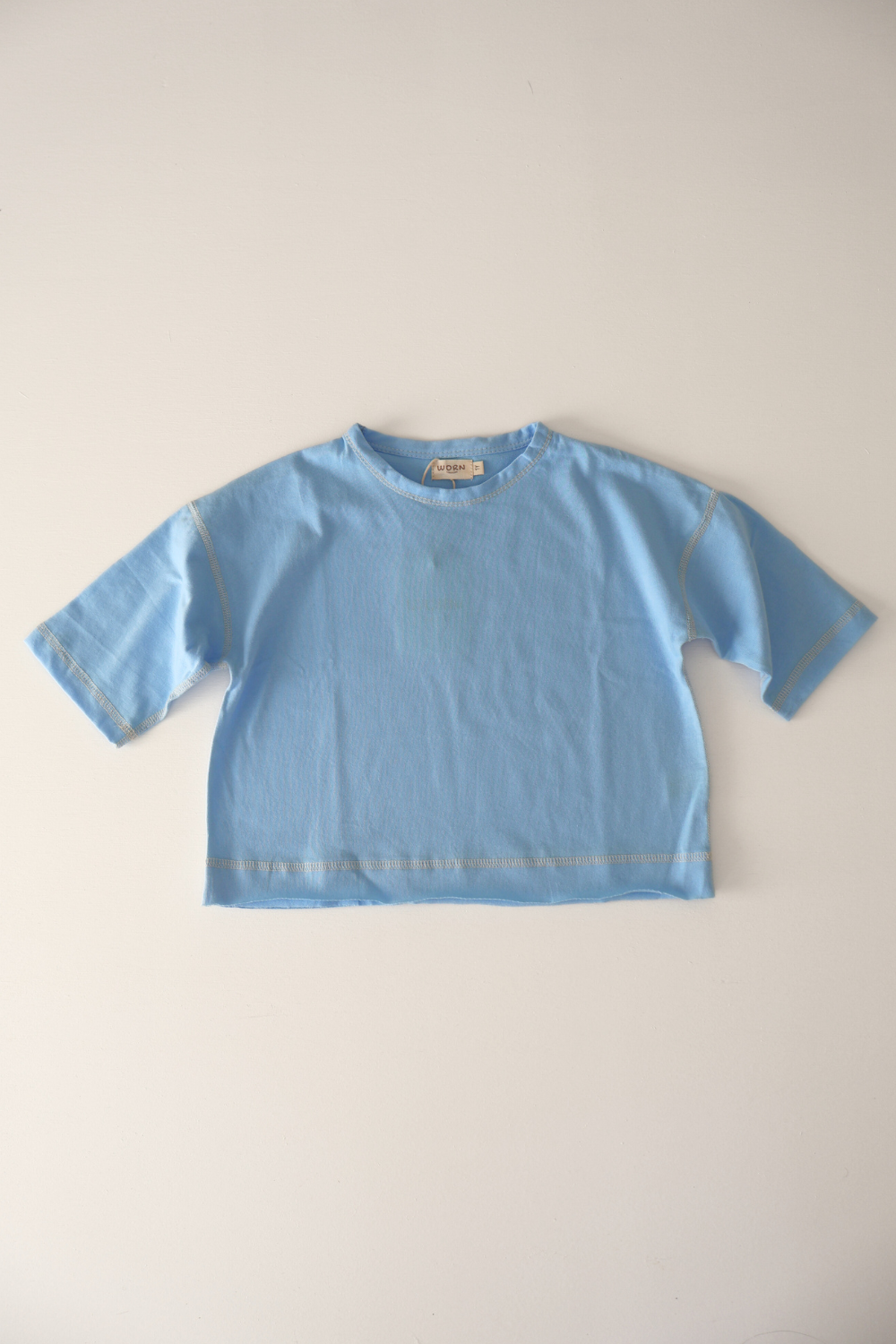 Staple Stitch Long Sleeve Tee | Cornflower