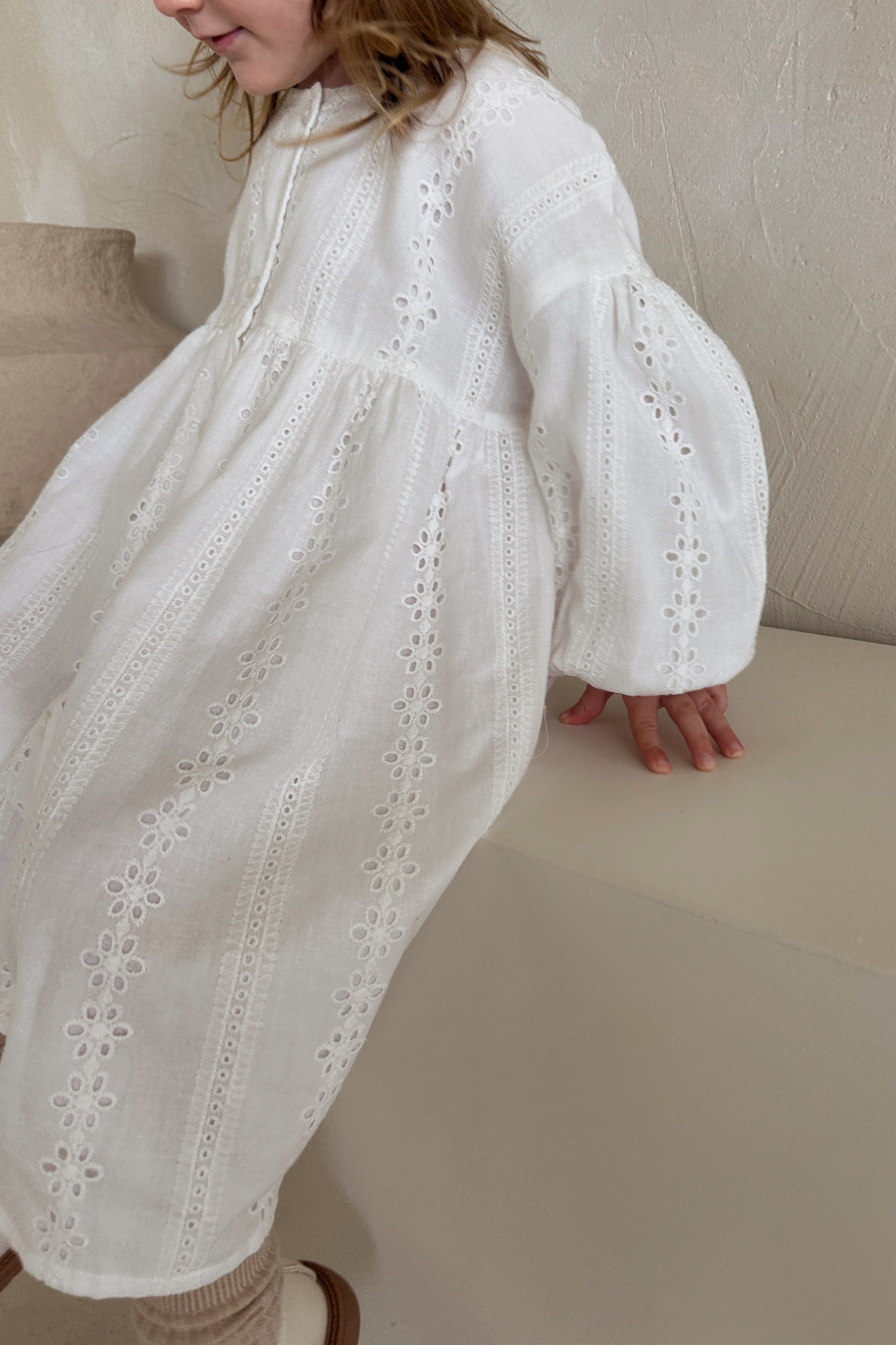 Sunday Smock Dress - Milk