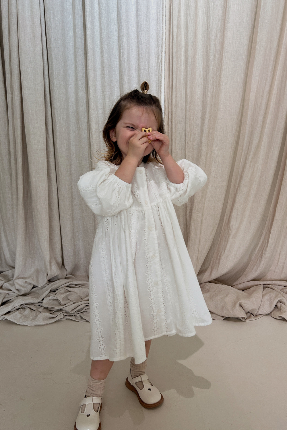 Sunday Smock Dress - Milk