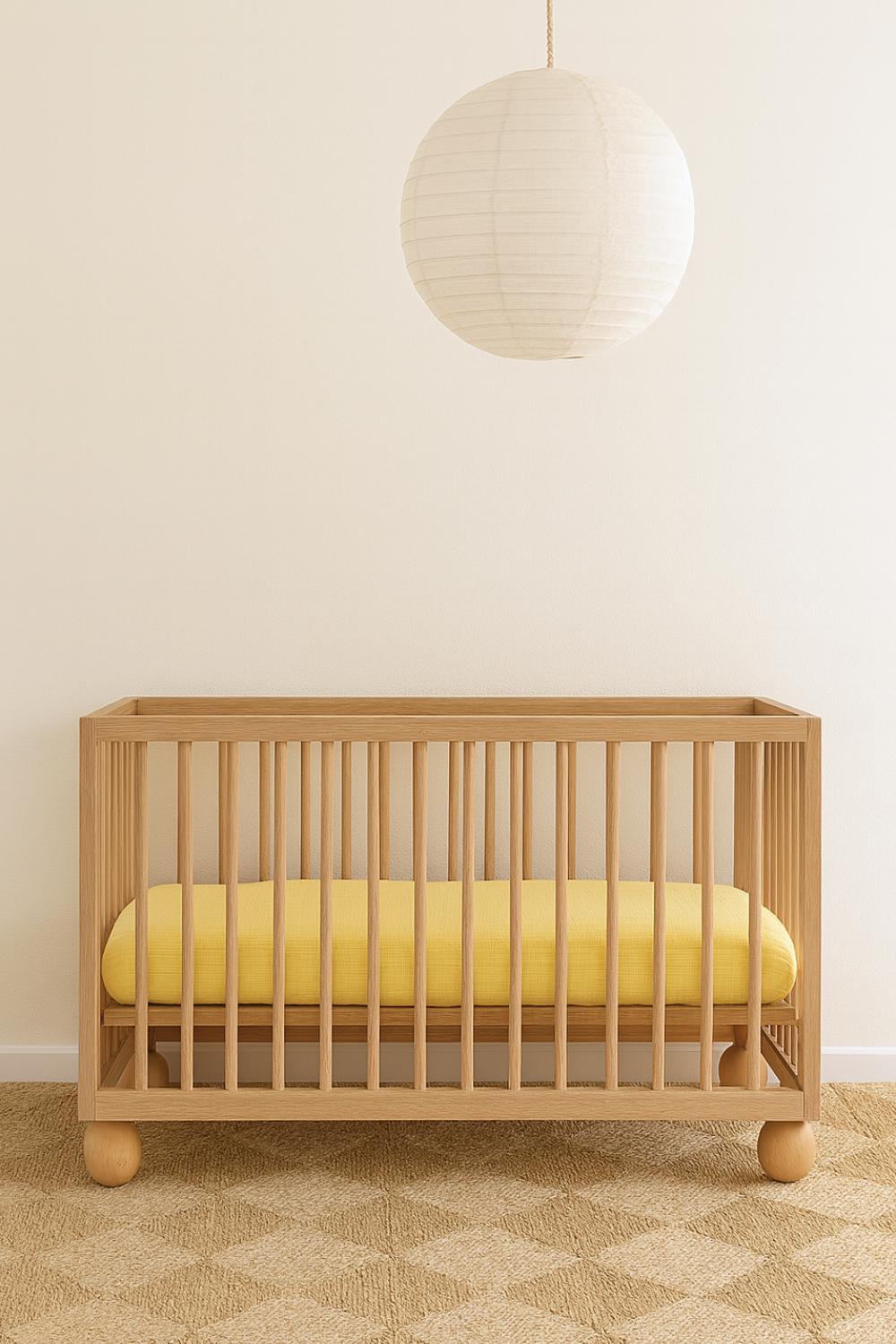 Baby Muslin Cot Sheet | Butter