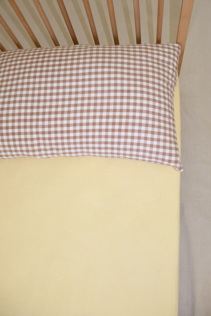 Baby Muslin Cot Sheet | Butter