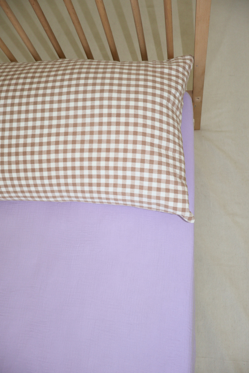 Baby Muslin Cot Sheet | Lavender