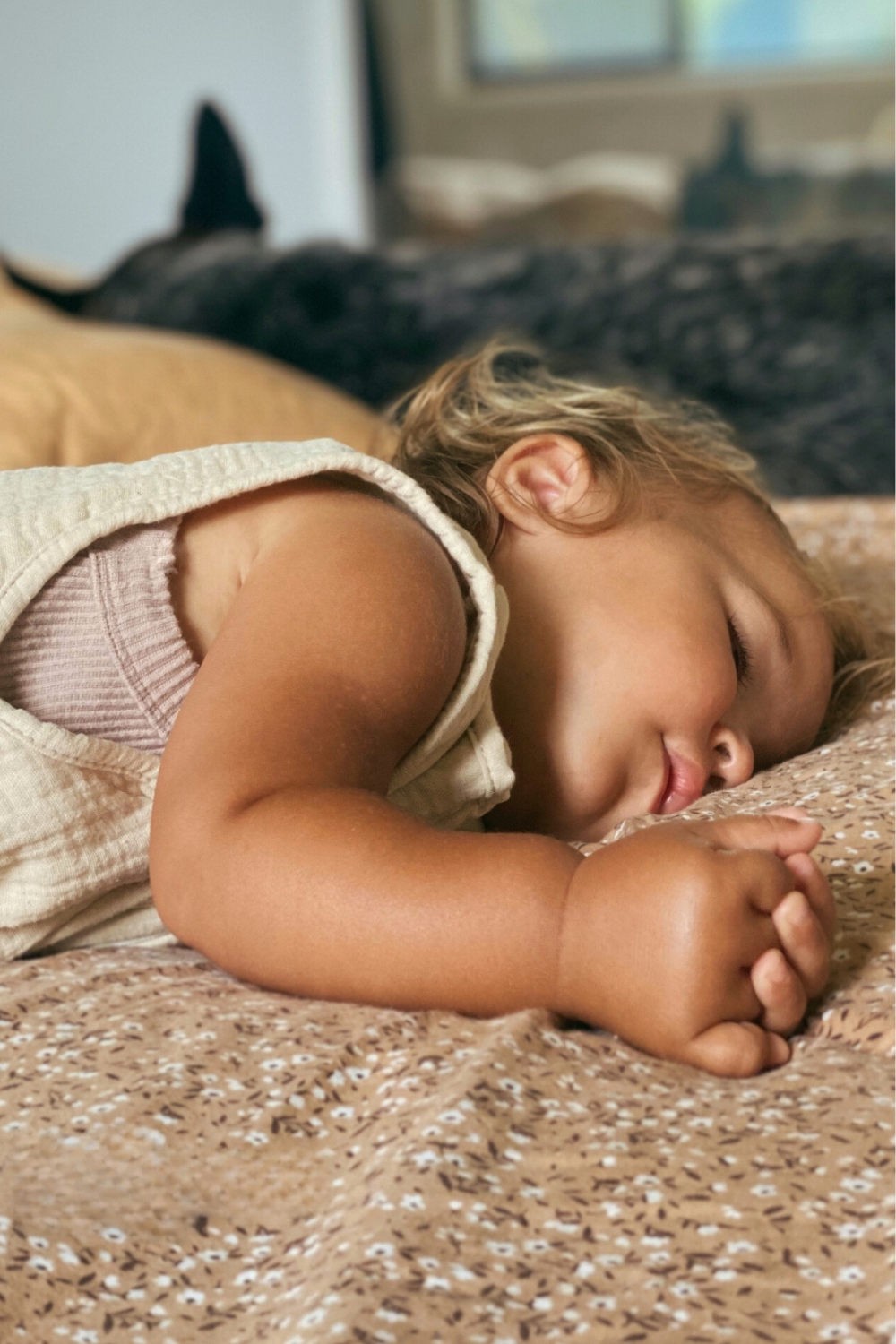 Baby Muslin Sleeping Bag | Biscuit