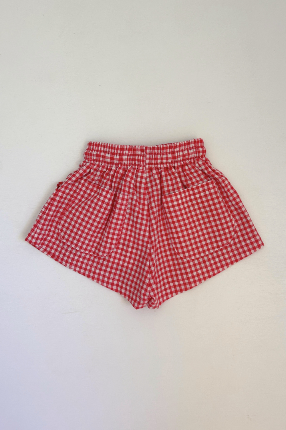 Checky Pocket Shorts | Chilli