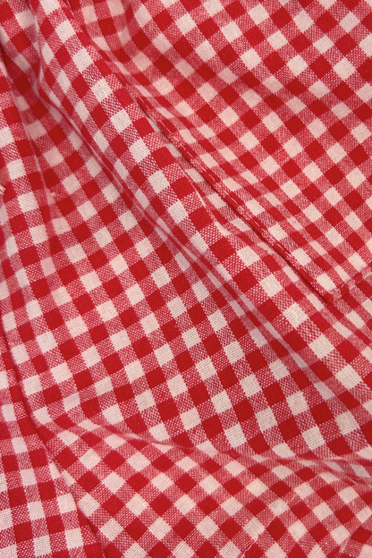 Checky Pocket Shorts | Chilli