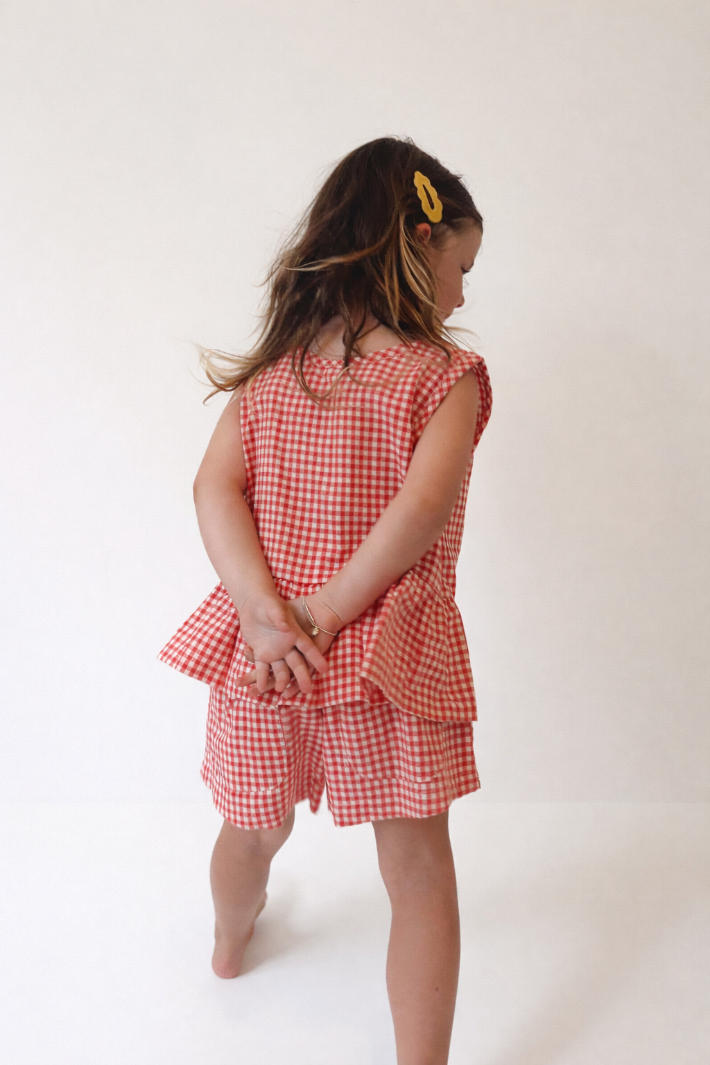 Checky Swing Top | Chilli