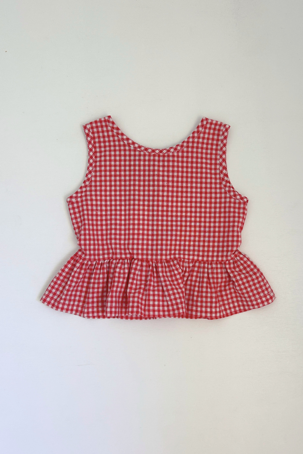 Checky Swing Top | Chilli