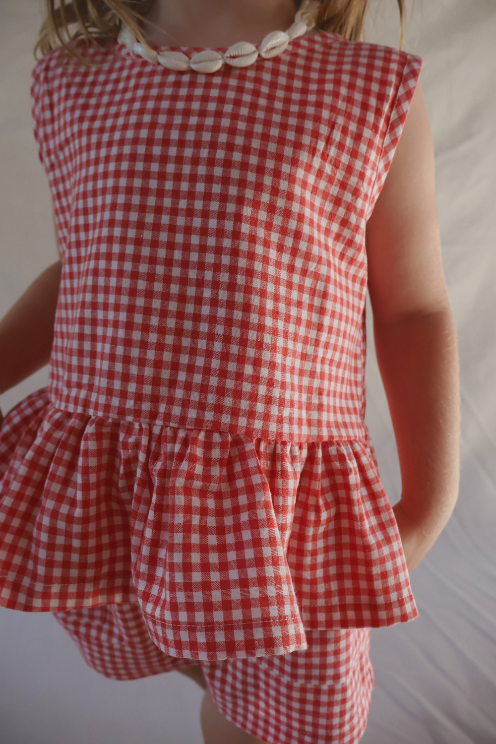 Checky Swing Top | Chilli