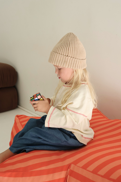 Chunky Knit Beanie | Milk
