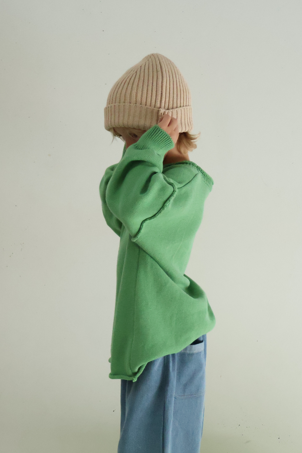 Chunky Knit Beanie | Milk
