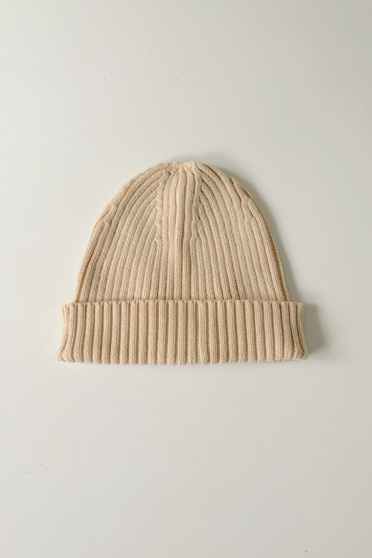 Chunky Knit Beanie | Milk