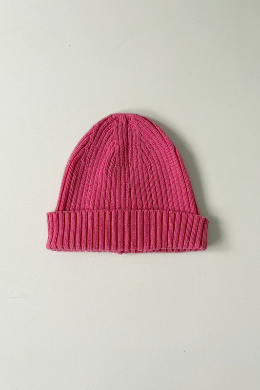 Chunky Knit Beanie | Raspberry