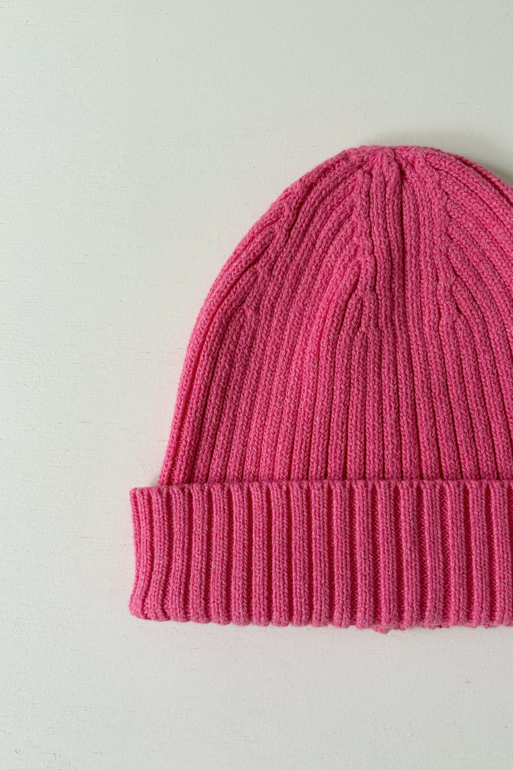 Chunky Knit Beanie | Raspberry