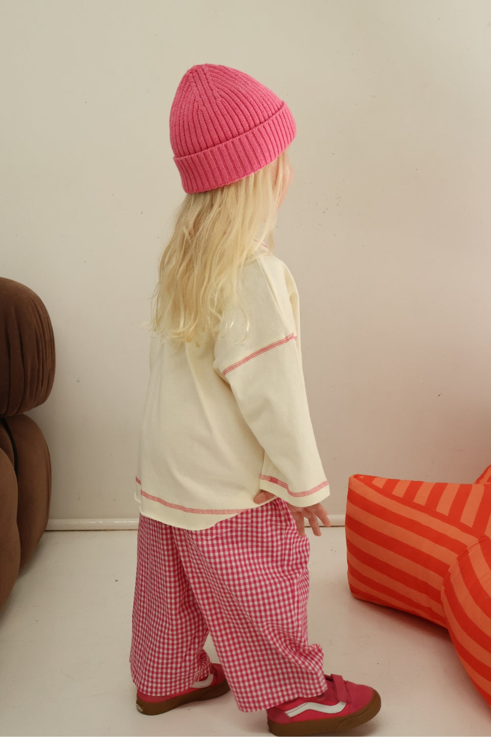 Chunky Knit Beanie | Raspberry