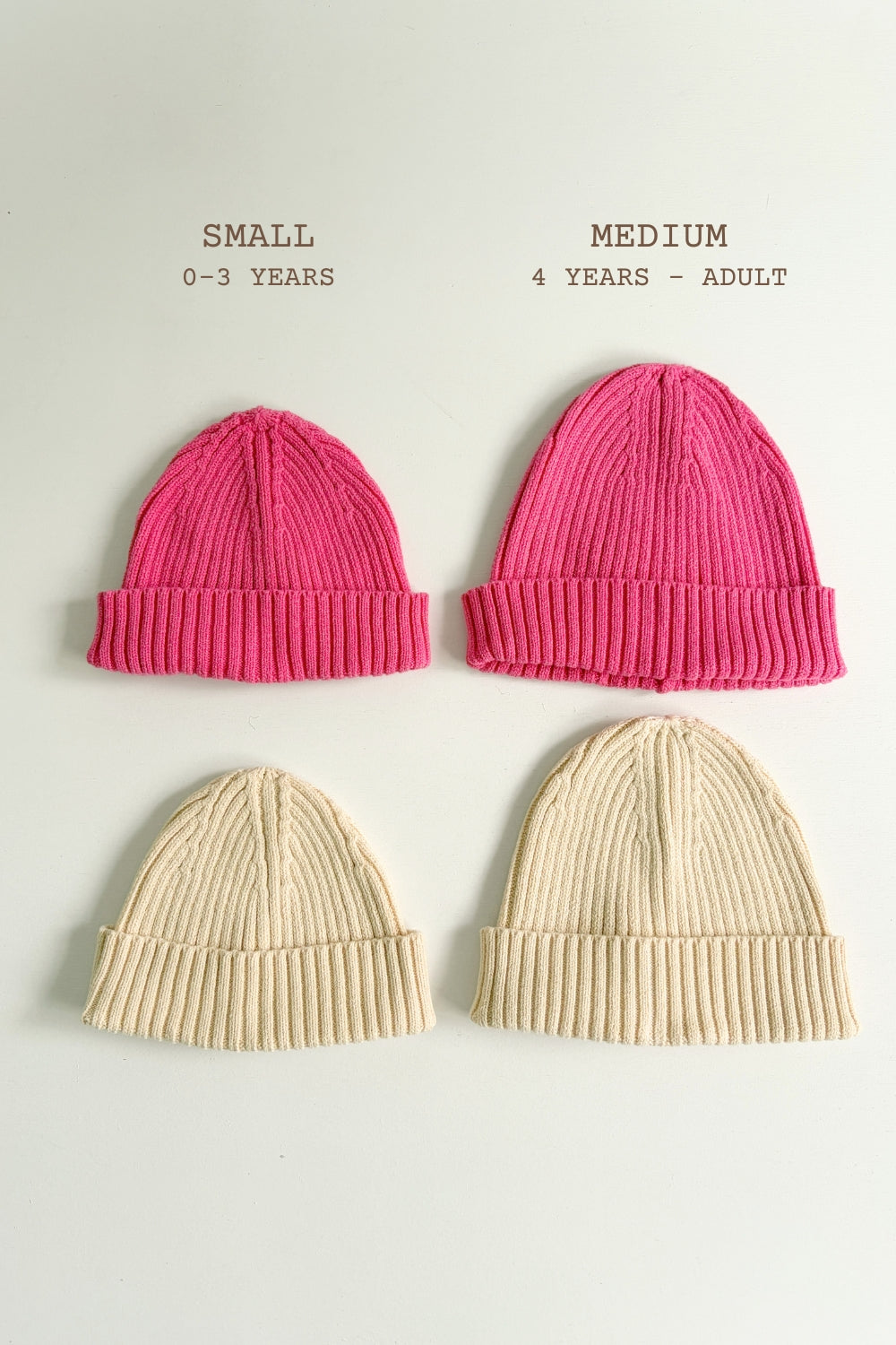 Chunky Knit Beanie | Raspberry