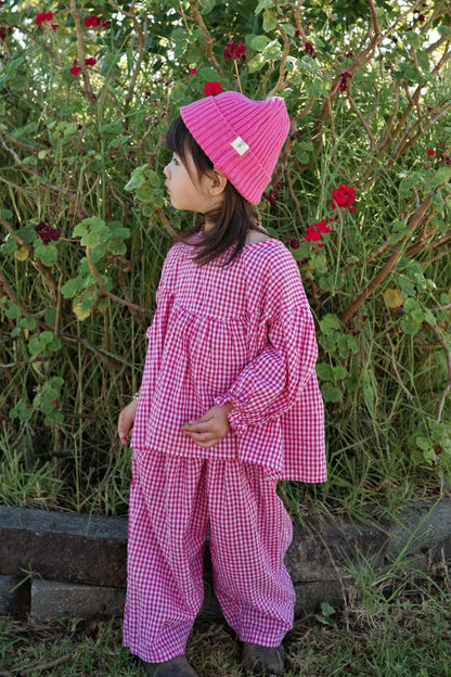 Chunky Knit Beanie | Raspberry