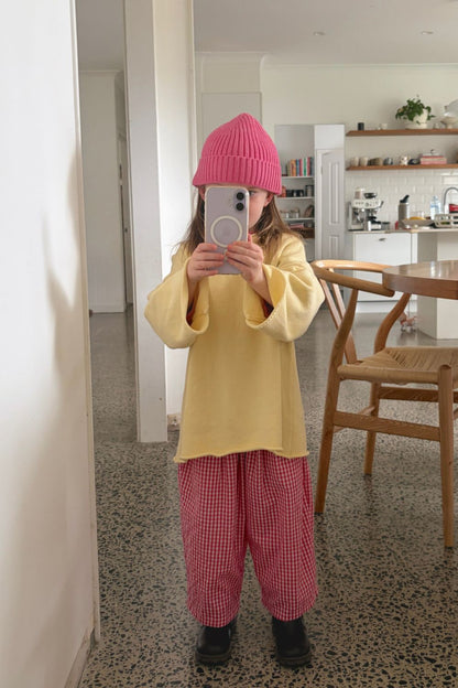 Chunky Knit Beanie | Raspberry