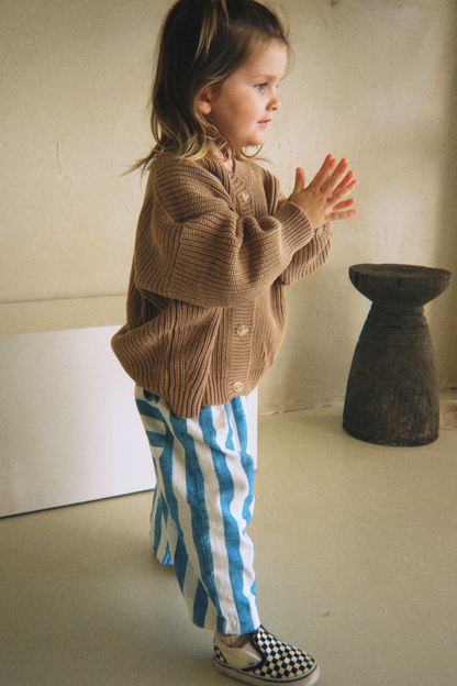 Chunky Knit Cotton Cardigan | Coconut