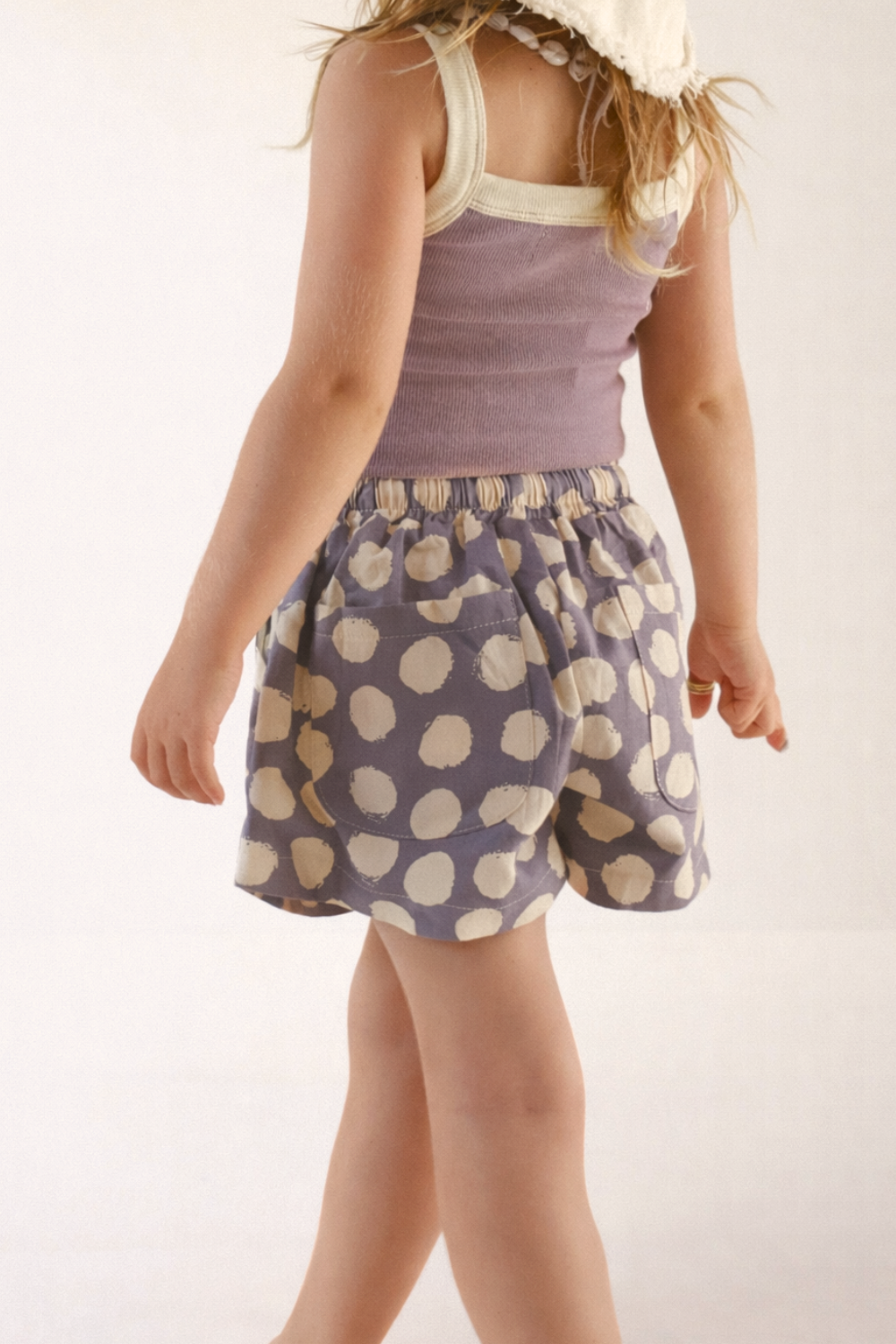 Dotty Pocket Shorts | Lavender