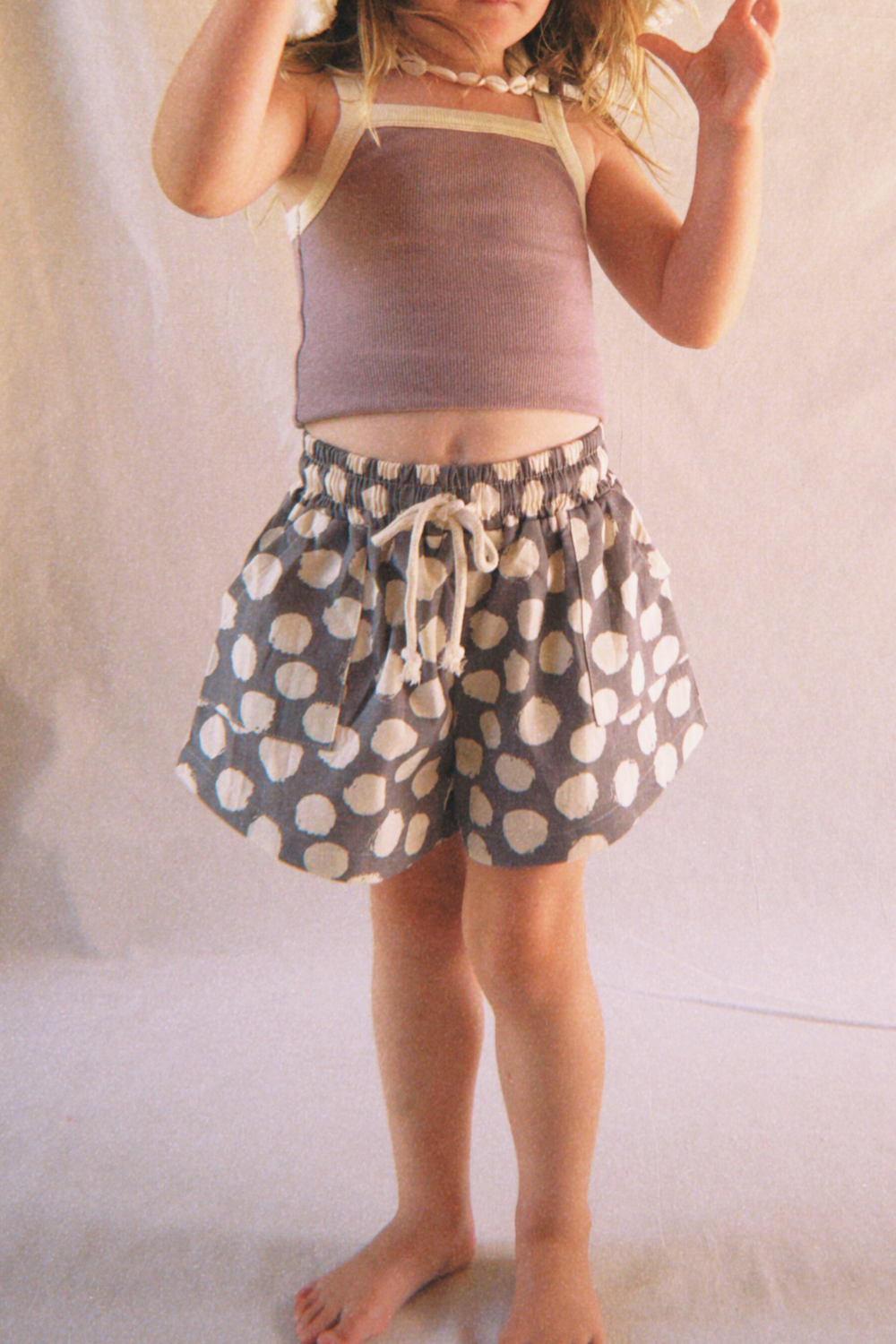 Dotty Pocket Shorts | Lavender