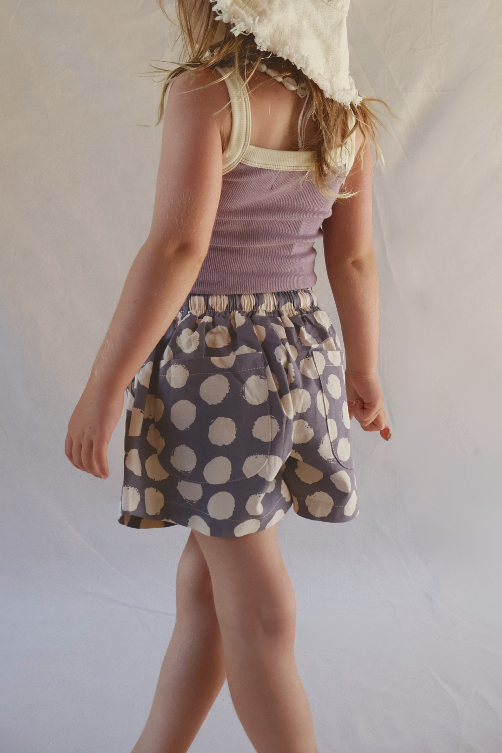 Dotty Pocket Shorts | Lavender