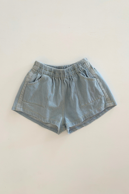 Duo Denim Shorts | Vintage Blue