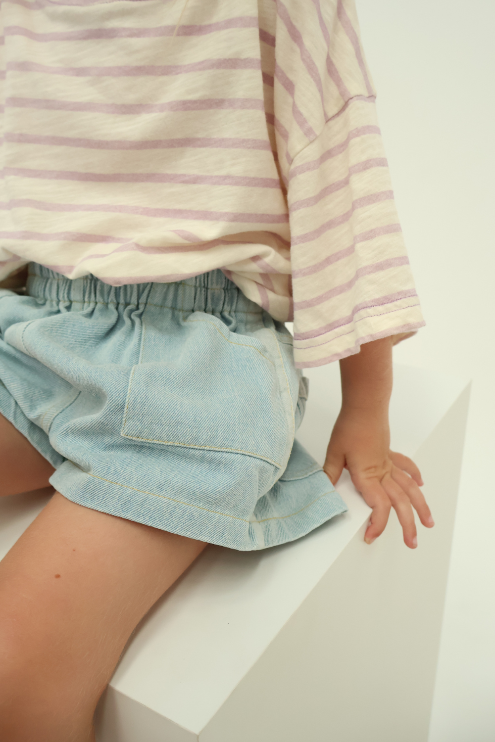 Duo Denim Shorts | Vintage Blue
