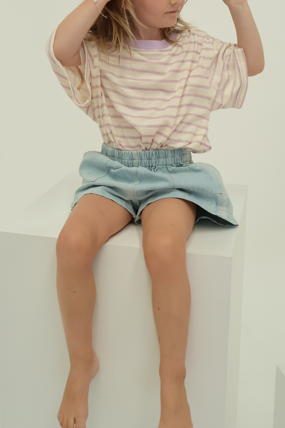 Duo Denim Shorts | Vintage Blue