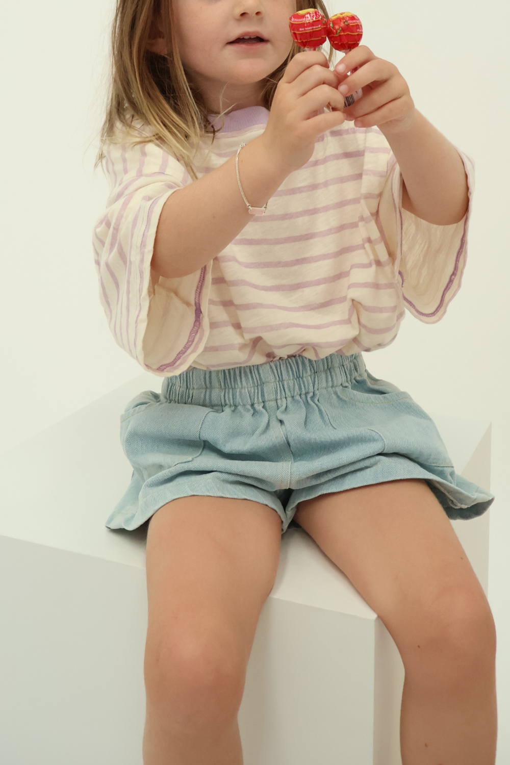 Duo Denim Shorts | Vintage Blue