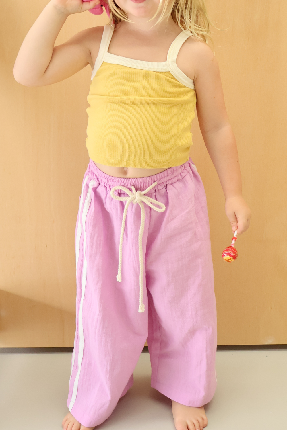 Duo Ribbed Singlet | Honey