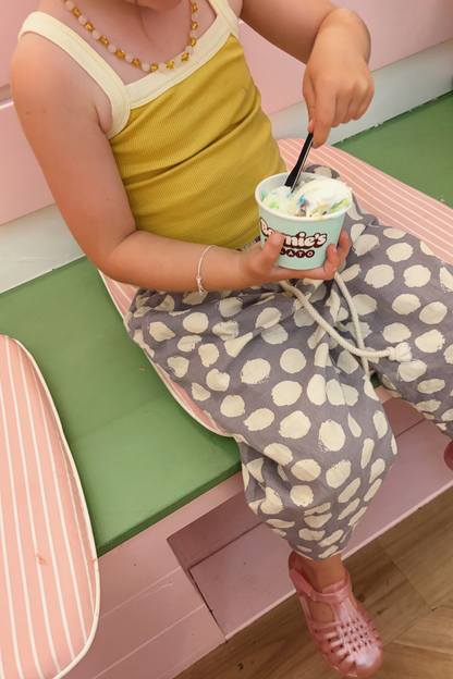 Duo Ribbed Singlet | Honey