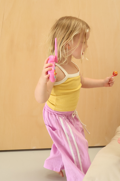 Duo Ribbed Singlet | Honey