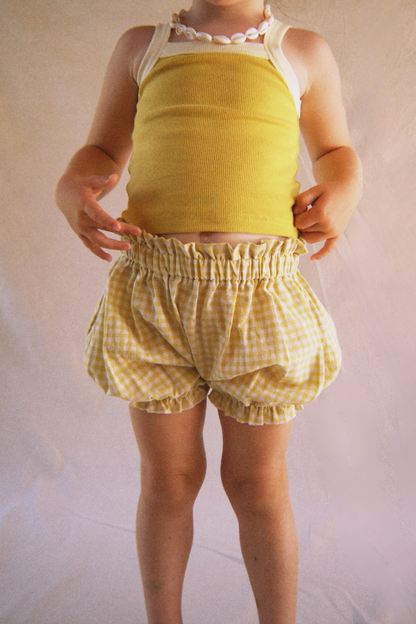 Duo Ribbed Singlet | Honey