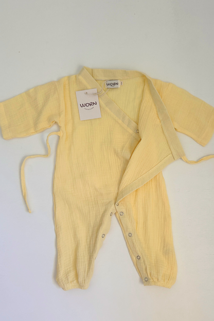 Muslin Kimono Romper | Butter