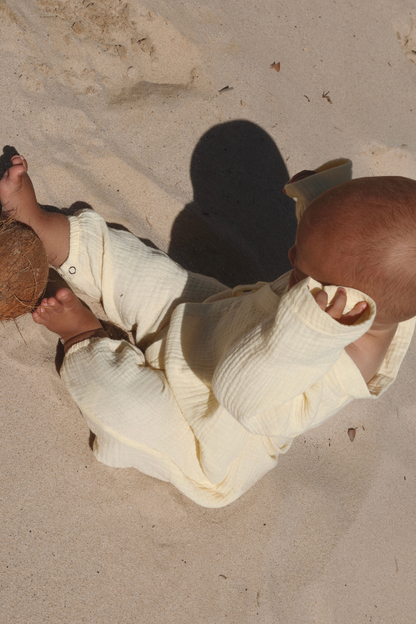 Muslin Kimono Romper | Butter