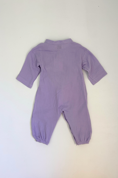 Muslin Kimono Romper | Lavender
