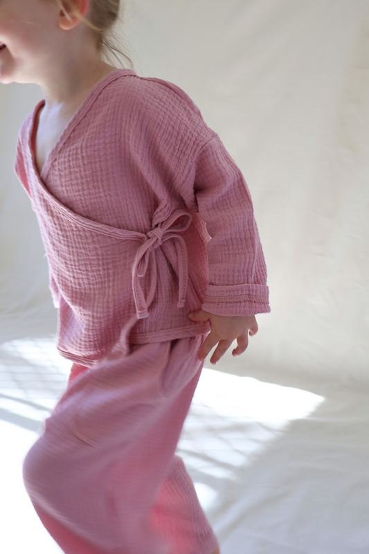 Muslin Kimono Top | Berry